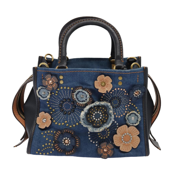 Coach Rogue 25 Blue Denim - Jeans handbag - Picture 1 of 10